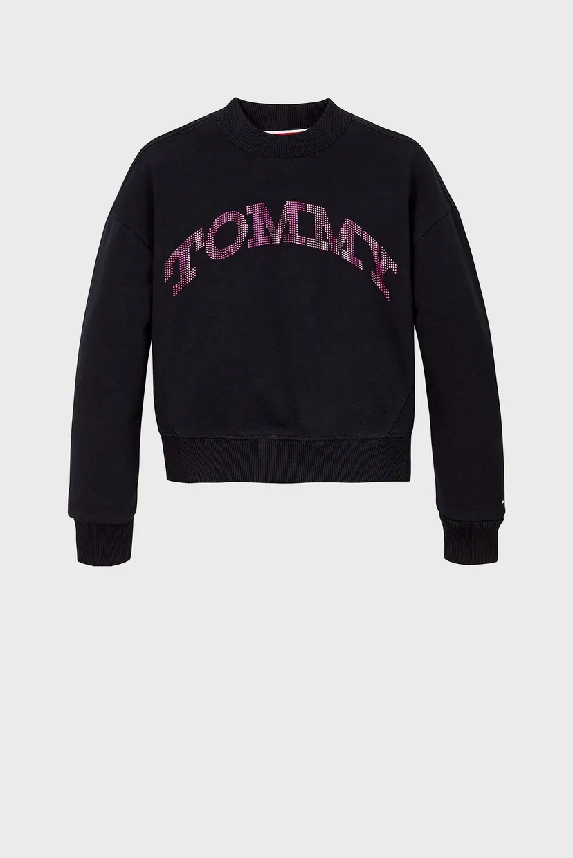 Дитячий темно-синій світшот TOMMY DOT FOIL CN 5