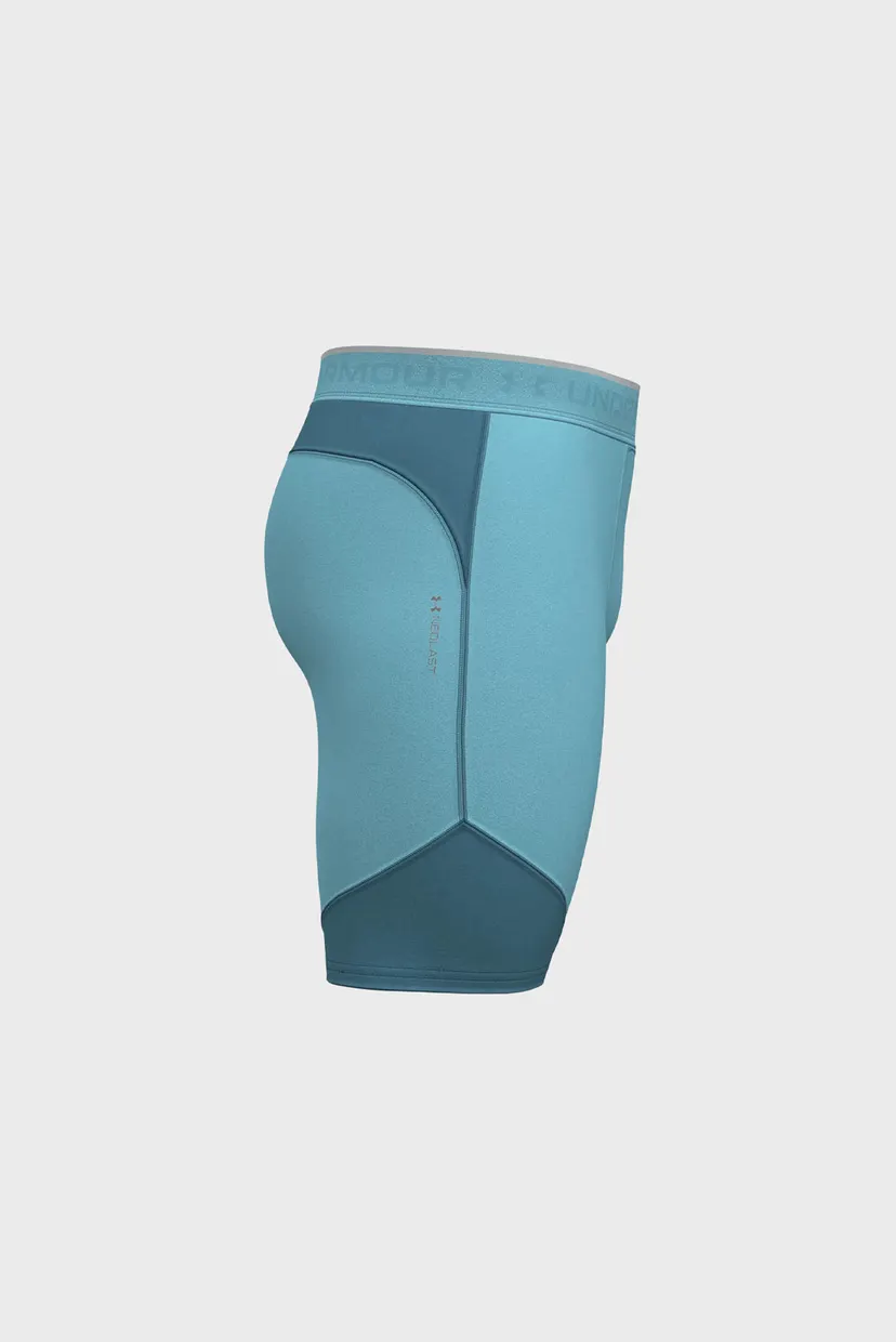 Чоловічі блакитні велосипедки UA HG Elite Long Shorts-BLU 4