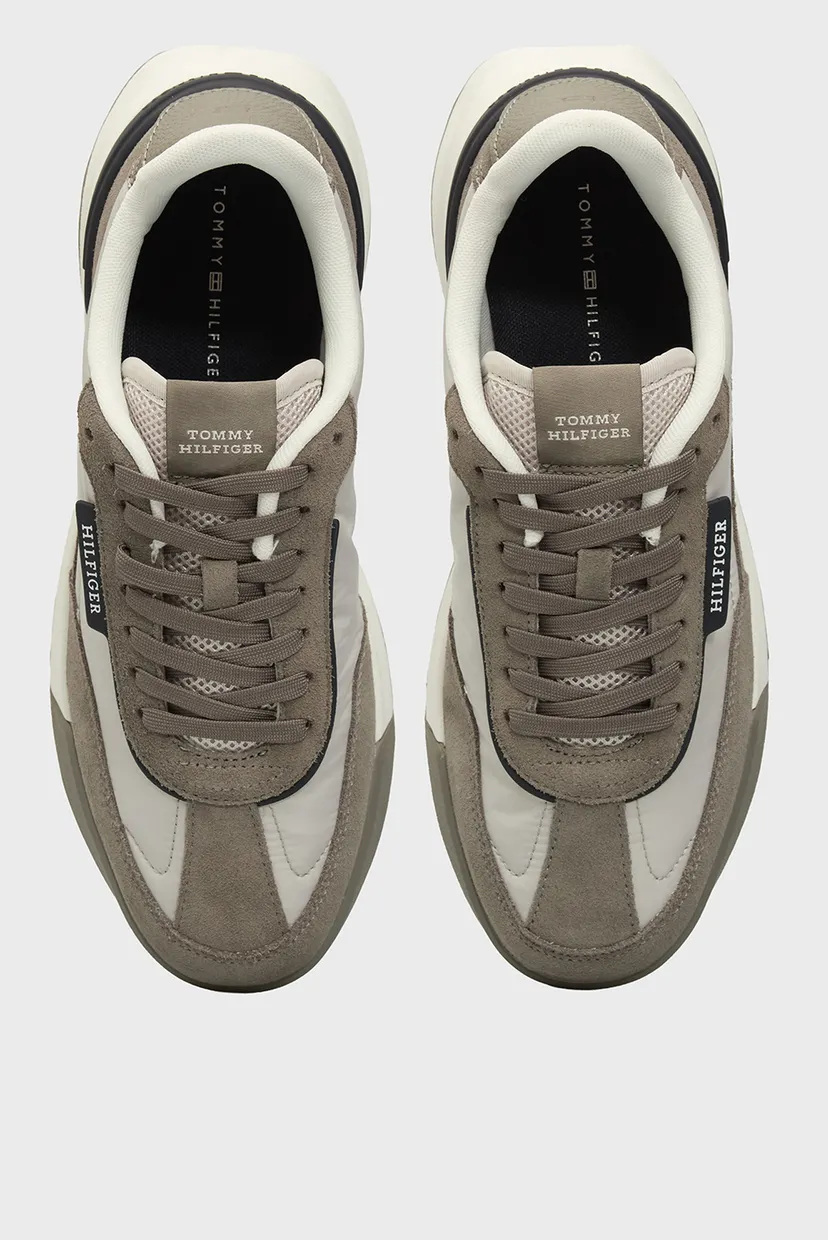 Мужские серые кроссовки RETRO RUNNER NYLON MIX 4