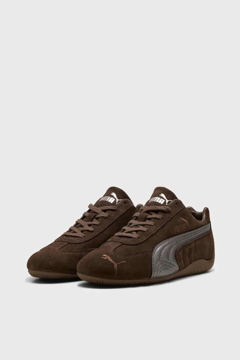 Коричневі замшеві кросівки Speedcat Lux Sneakers Unisex 3