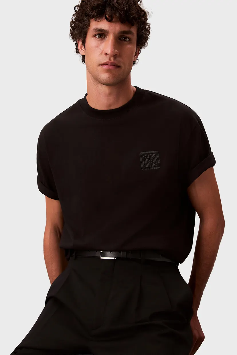 Мужская черная футболка SS 16s JERSEY 5