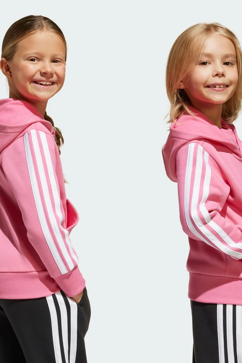 Детское розовое худи Essentials Full-Zip Kids 4