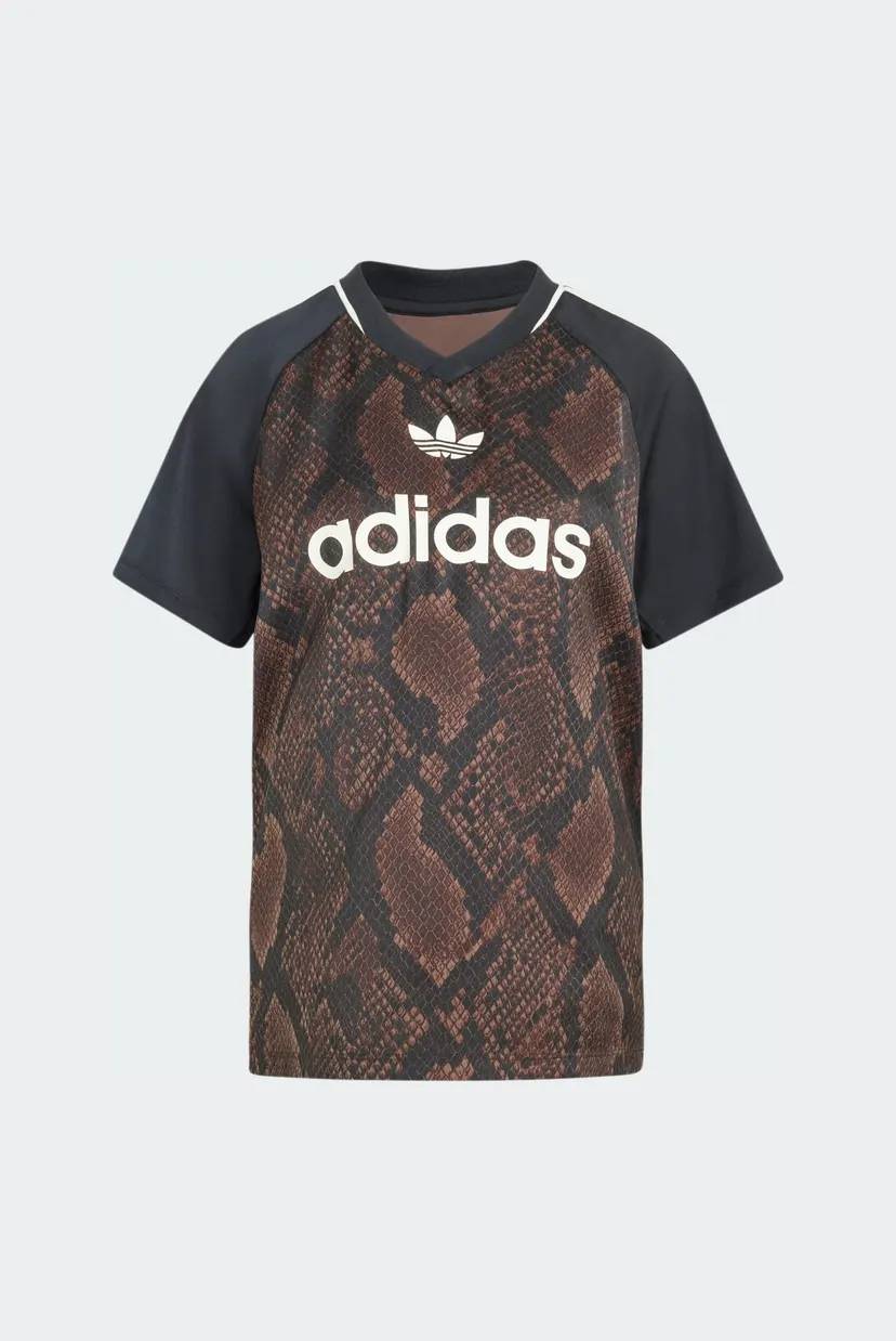 Женская футболка с узором SNAKE PRINT SATIN 5