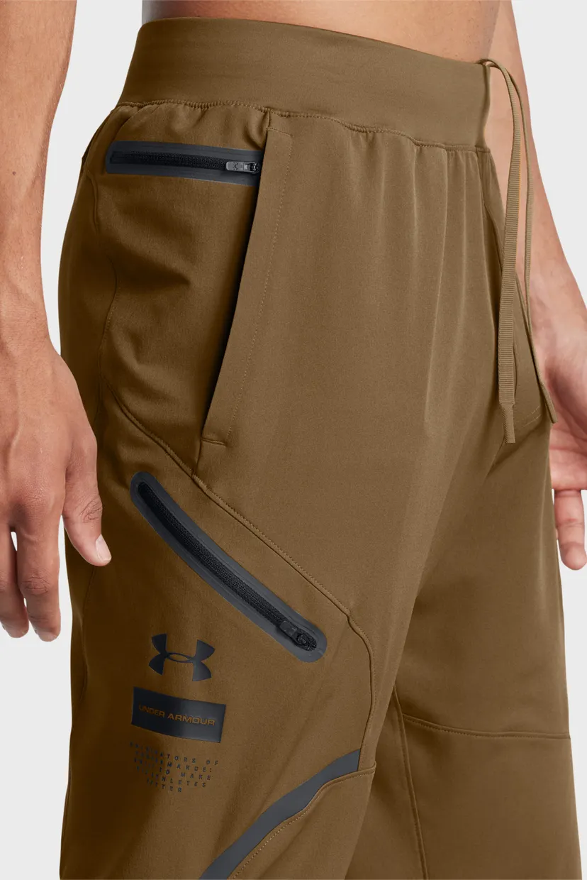 Мужские коричневые спортивные брюки UA UNSTOPPABLE CARGO PANTS 4