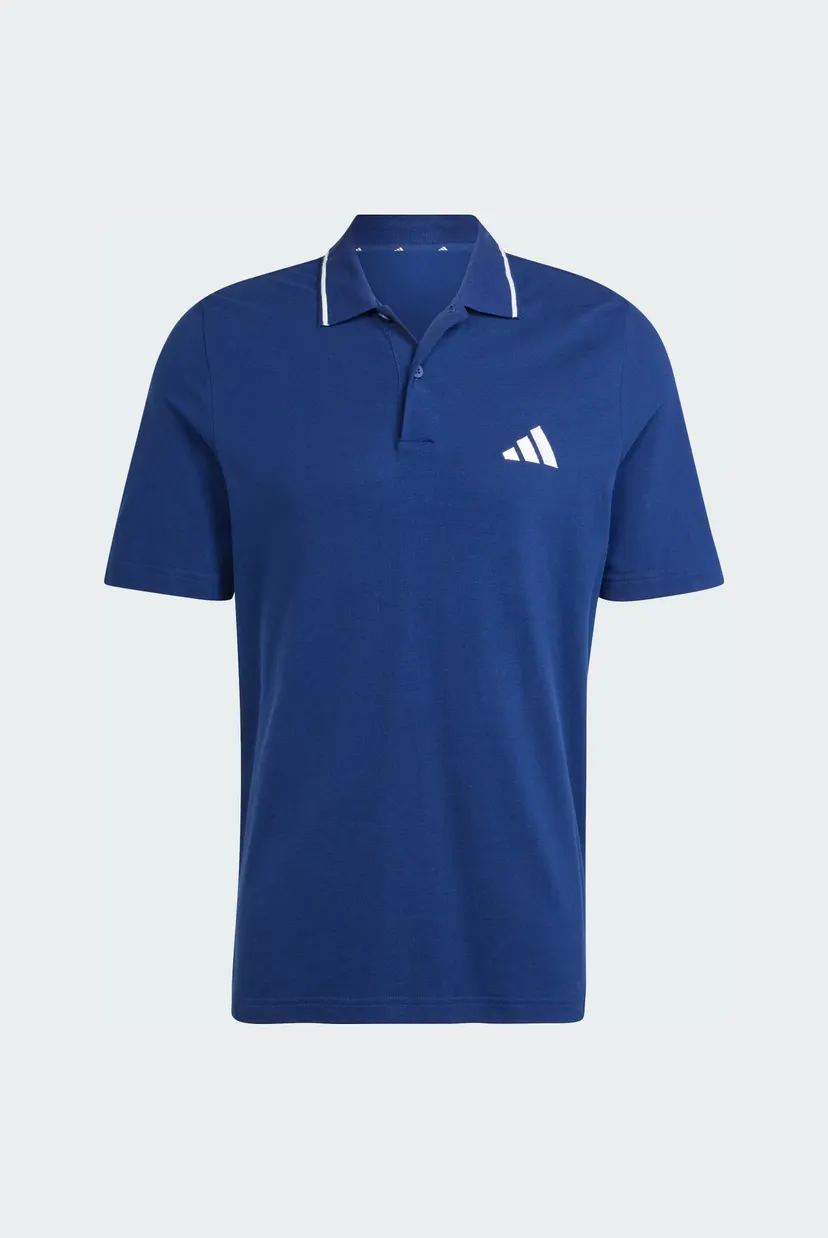 Мужское синее поло Essentials Small Logo Piqué 6