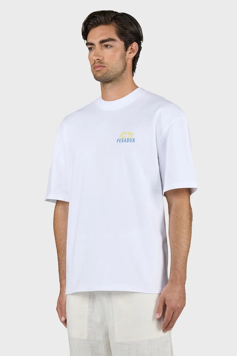 Мужская белая футболка Vanos Oversized Tee 3