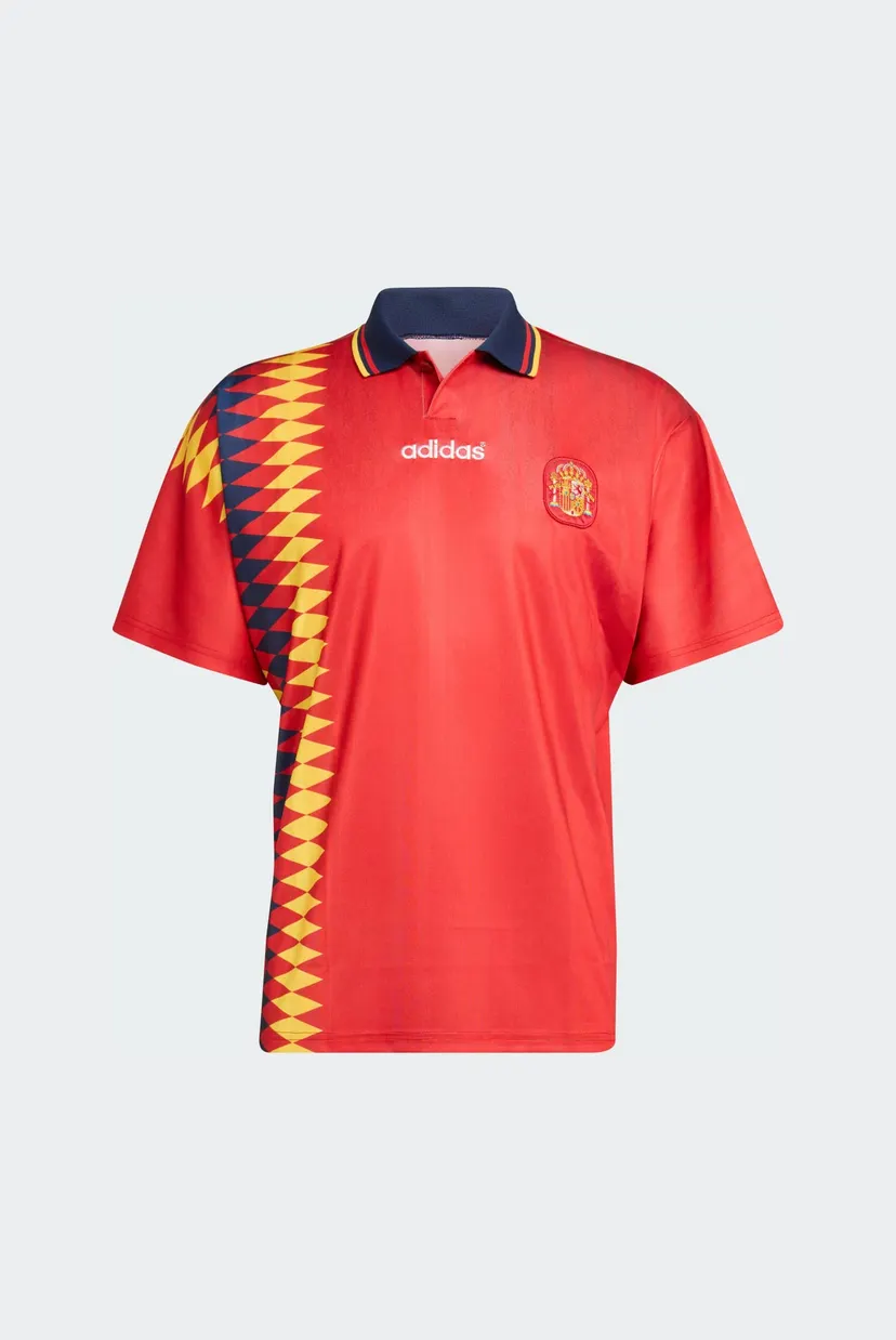 Мужская красная футболка Spain 1994 6