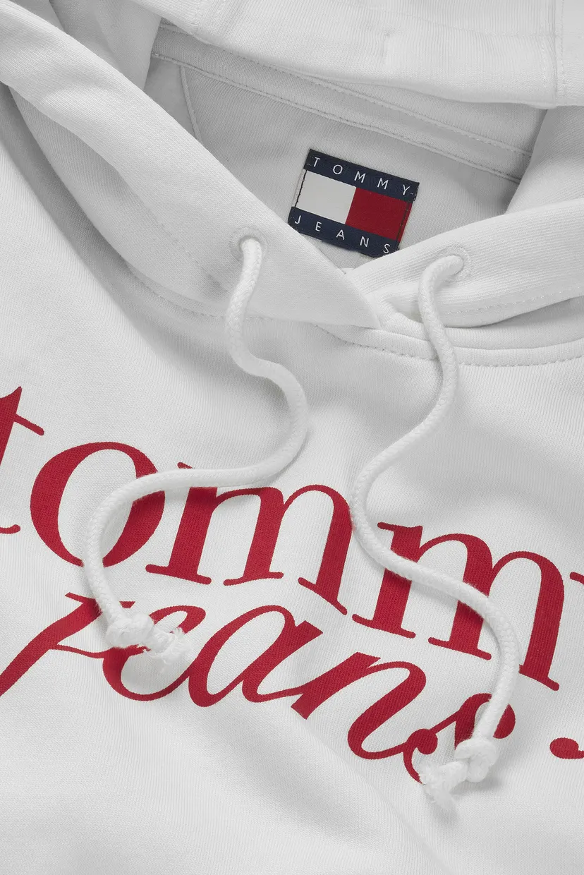 Жіноче біле худі TJW REG ESS LOGO HOODIE EXT 5