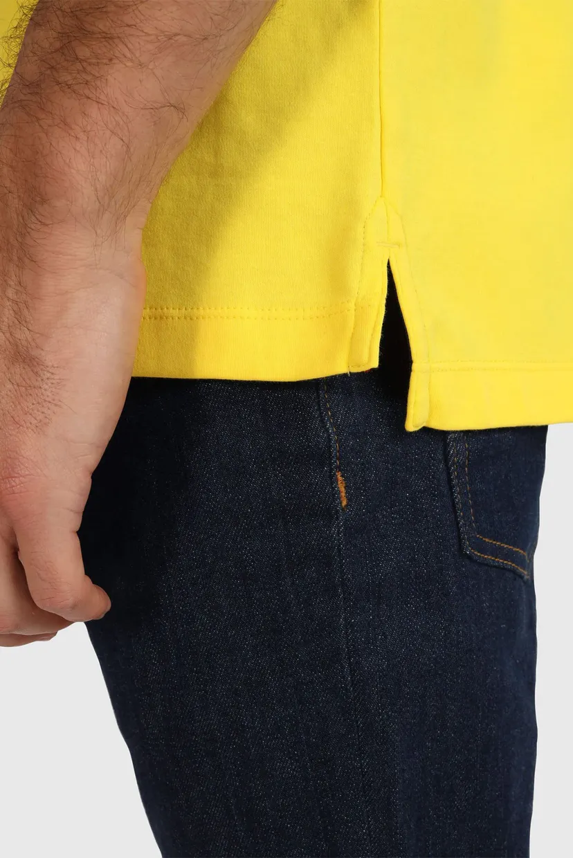 Мужское желтое поло SMALL IMD REG POLO 5
