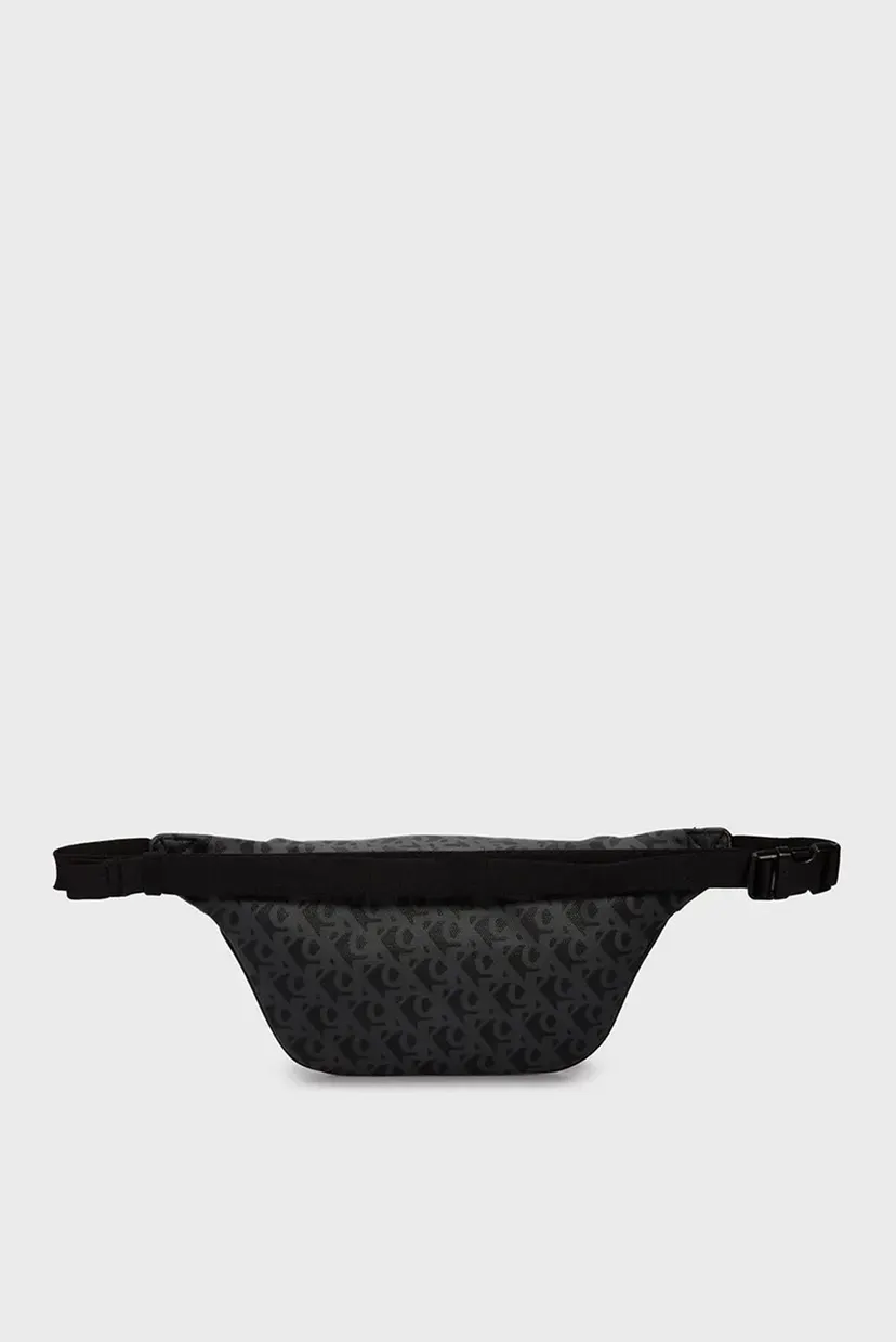 Чоловіча чорна поясна сумка з візерунком MATTE AOP SQ WAISTBAG 4
