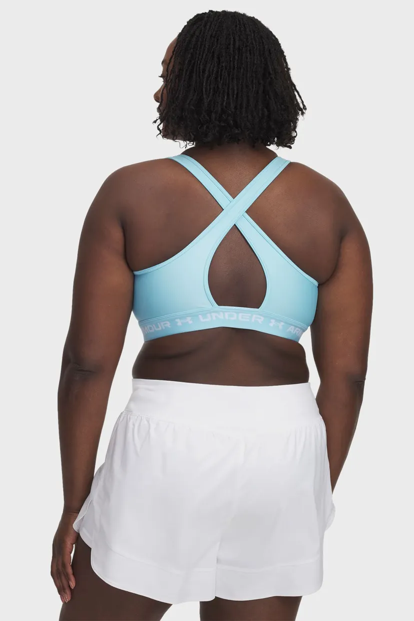 Женский голубой топ Crossback Mid Bra 9