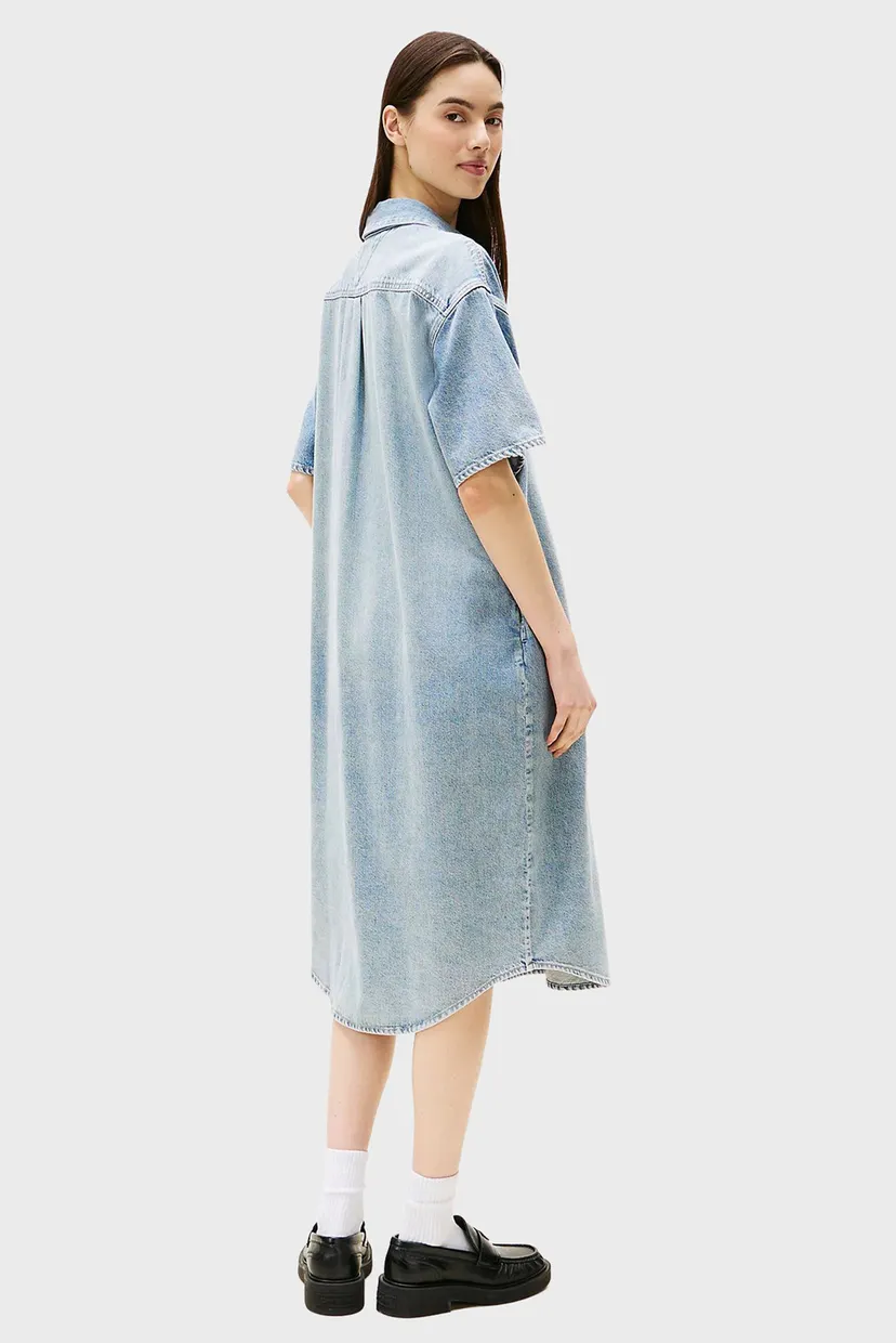 Женское голубое джинсовое платье DENIM 3