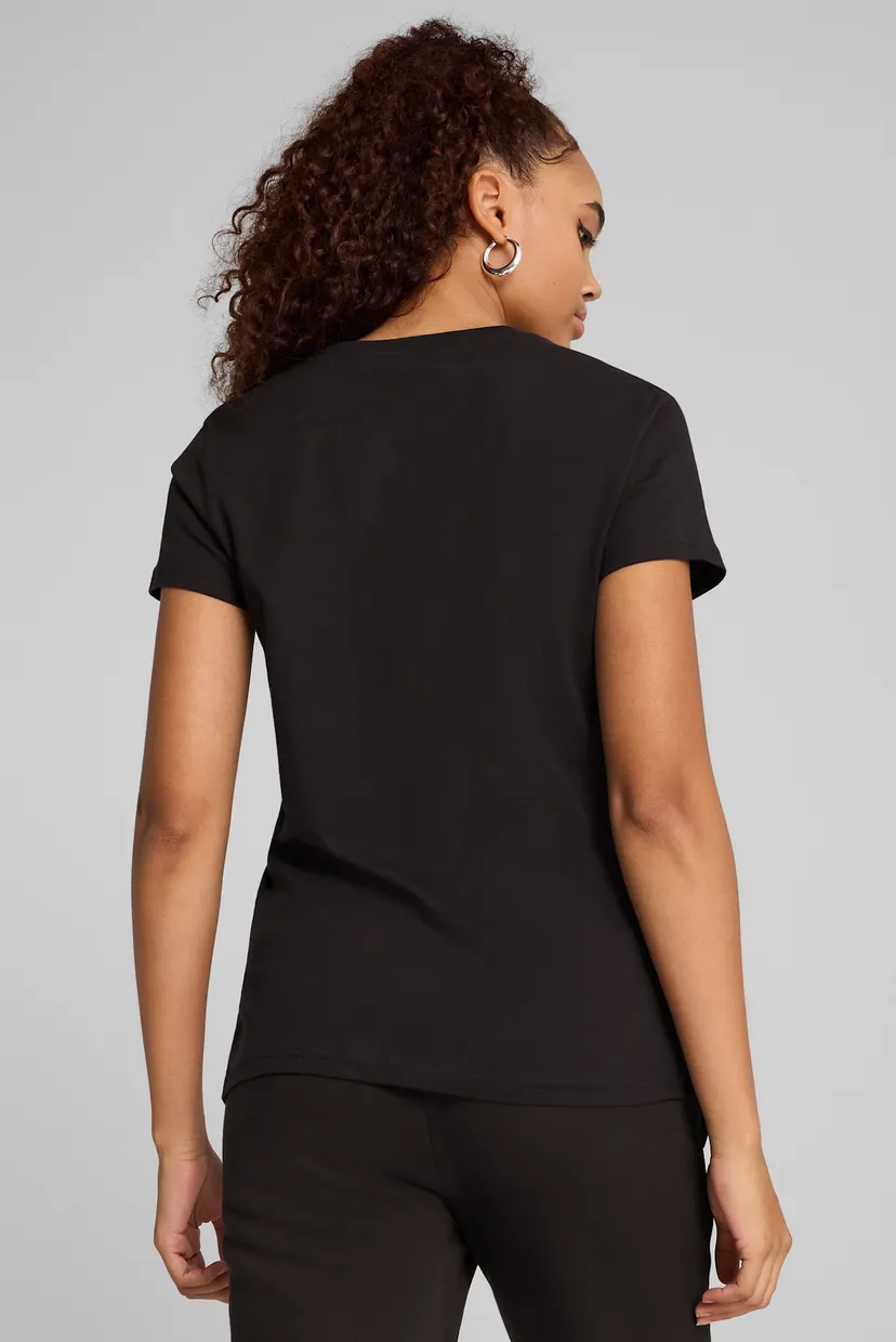 Жіноча чорна футболка ESS No. 1 Logo Tee Women 3