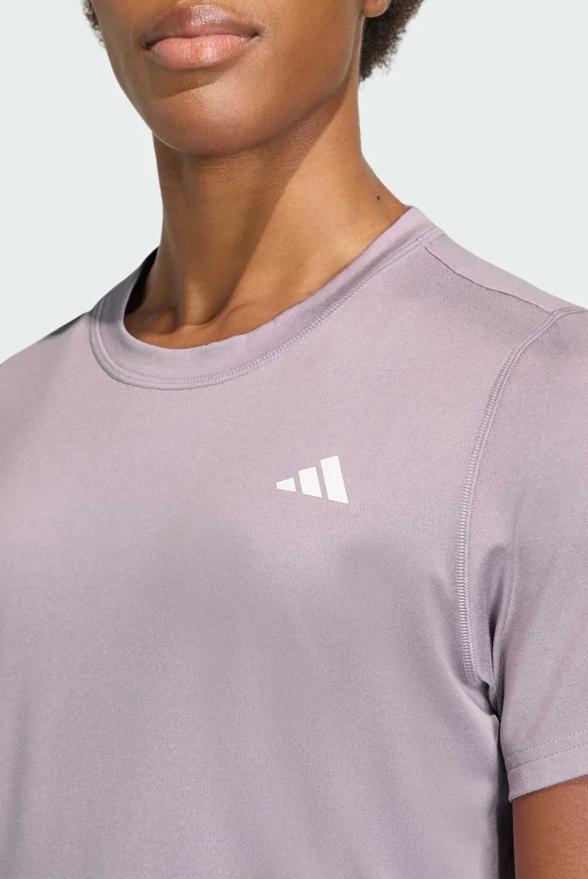 Женская сиреневая футболка Workout Essentials Crew Neck 4
