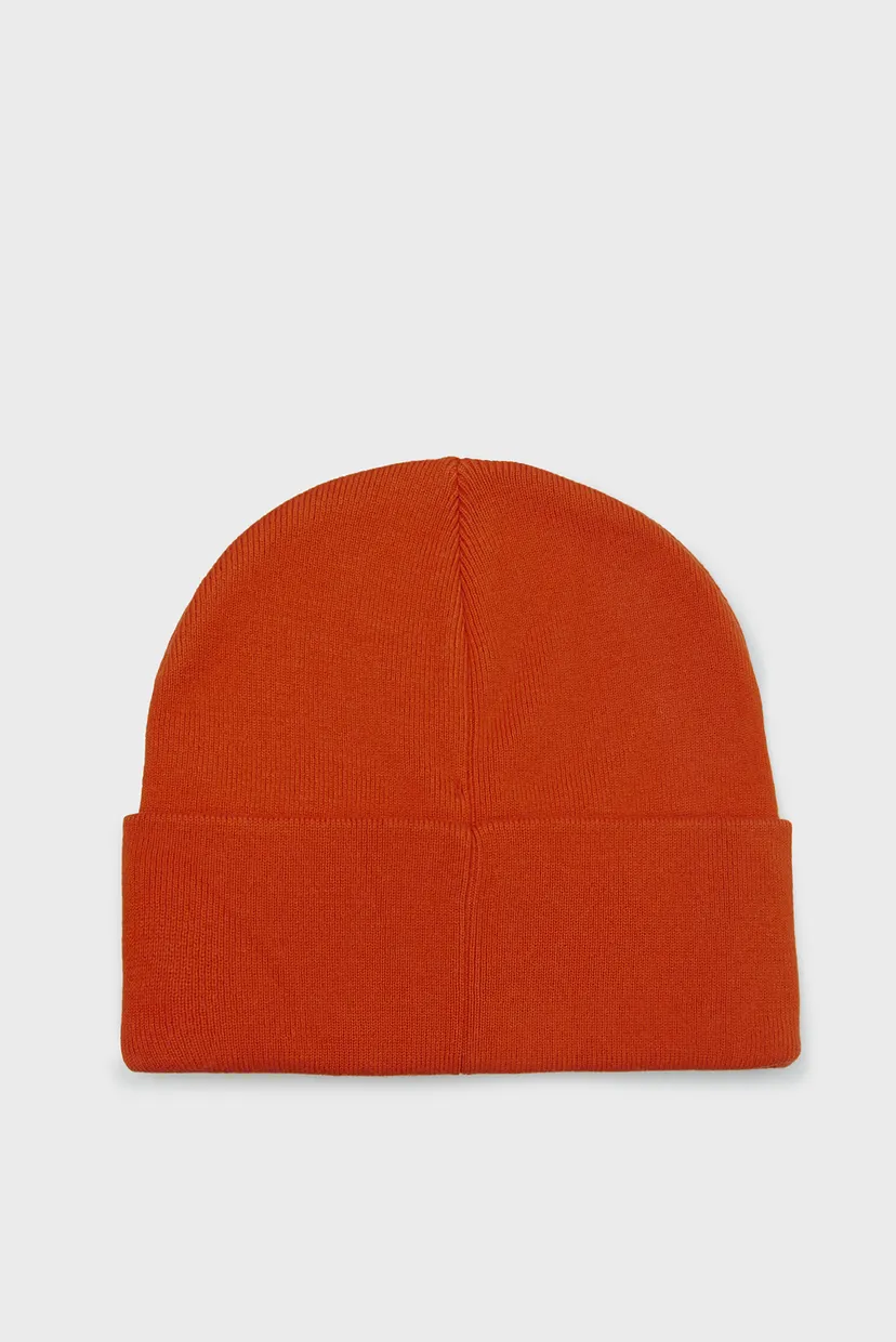 Мужская оранжевая шапка MONOGRAM BEANIE 3