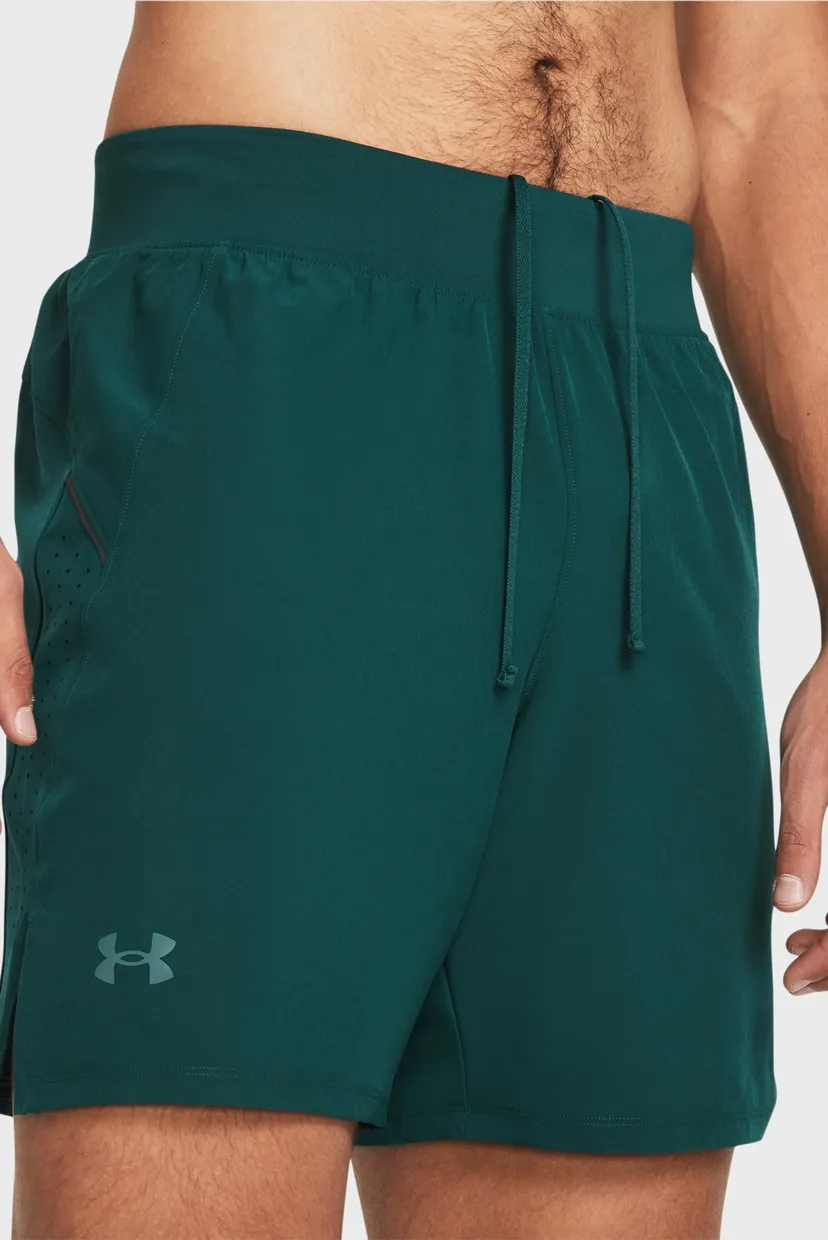 Чоловічі зелені шорти UA LAUNCH PRO 7'' SHORTS 3