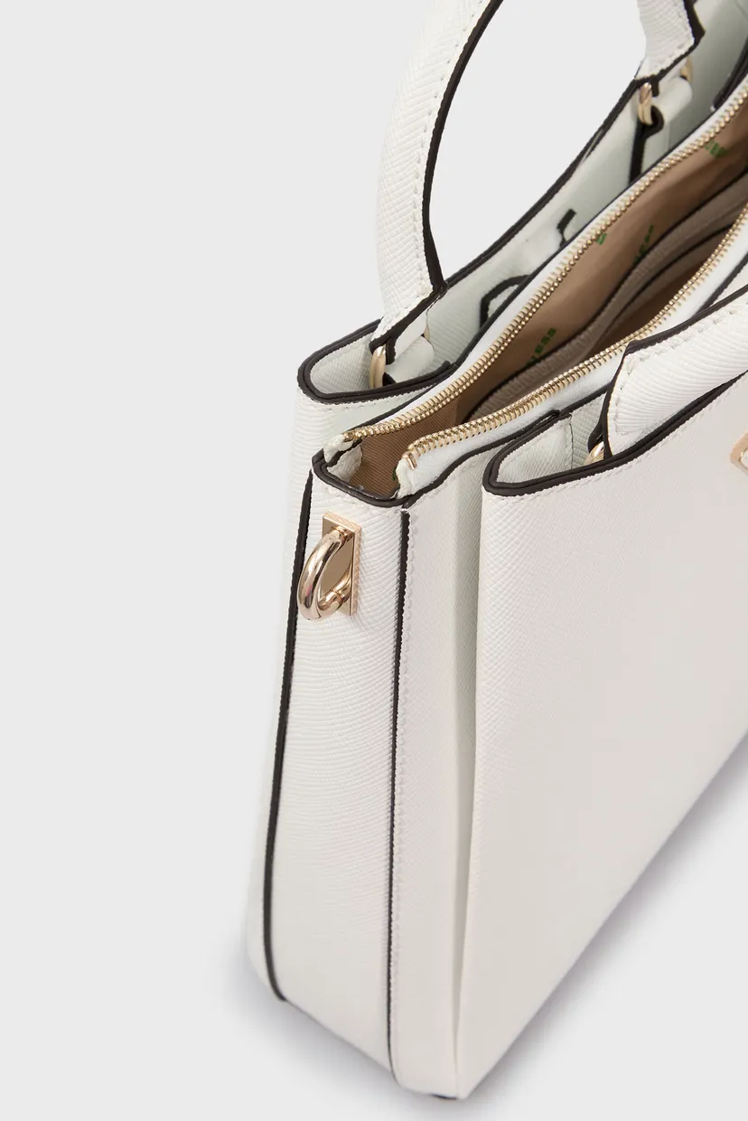 Жіноча біла сумка ECO JAZLYNN GIRLFRIEND SATCHEL 5