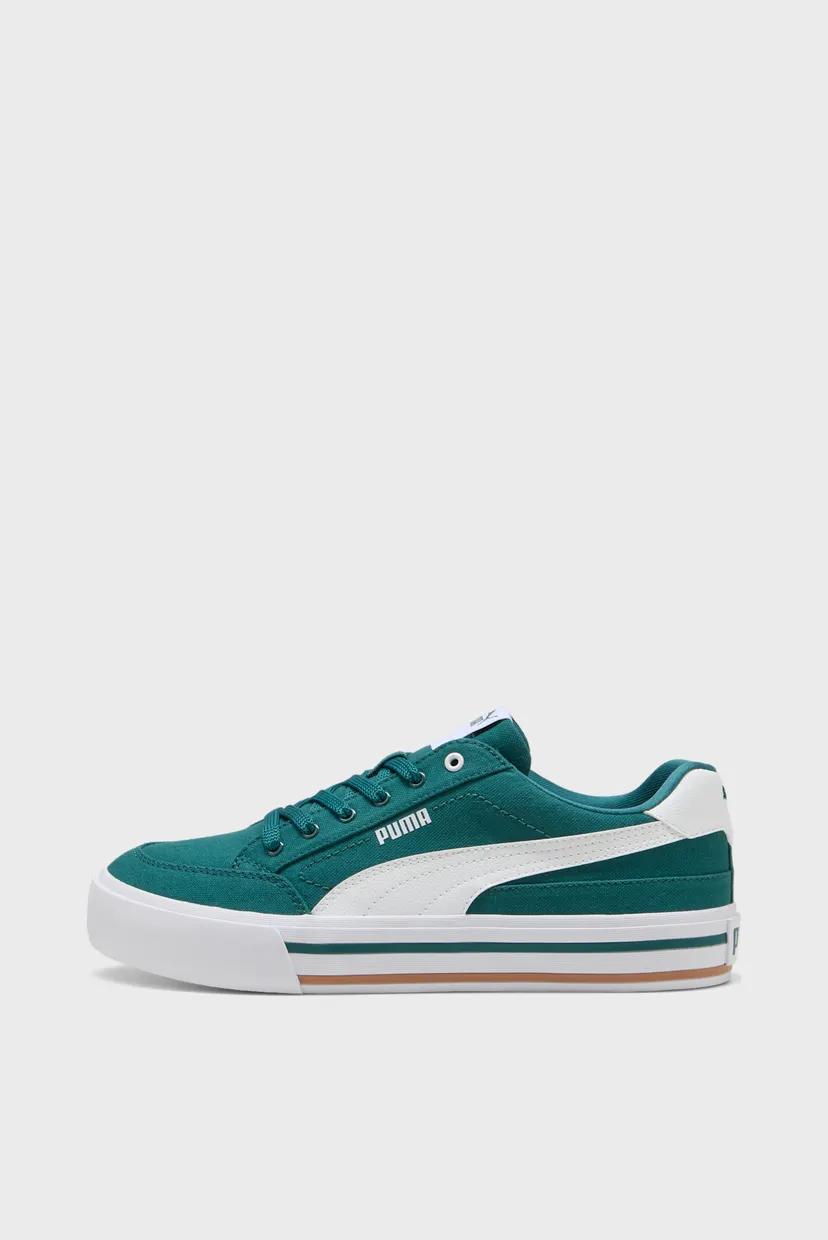 Темно-зелені кеди Court Classic Vulcanised Formstrip Unisex Sneakers 3