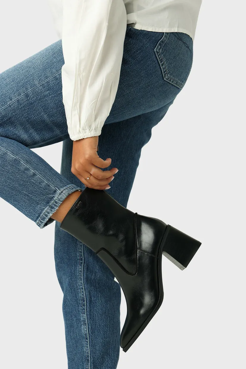 Женские черные ботильоны PHILENE MAYA Heeled 6