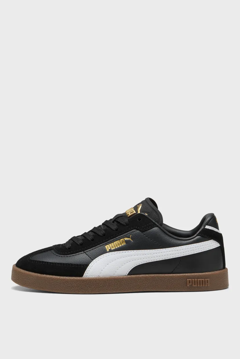 Дитячі чорні шкіряні снікерси Club II Era Sneakers Youth 3