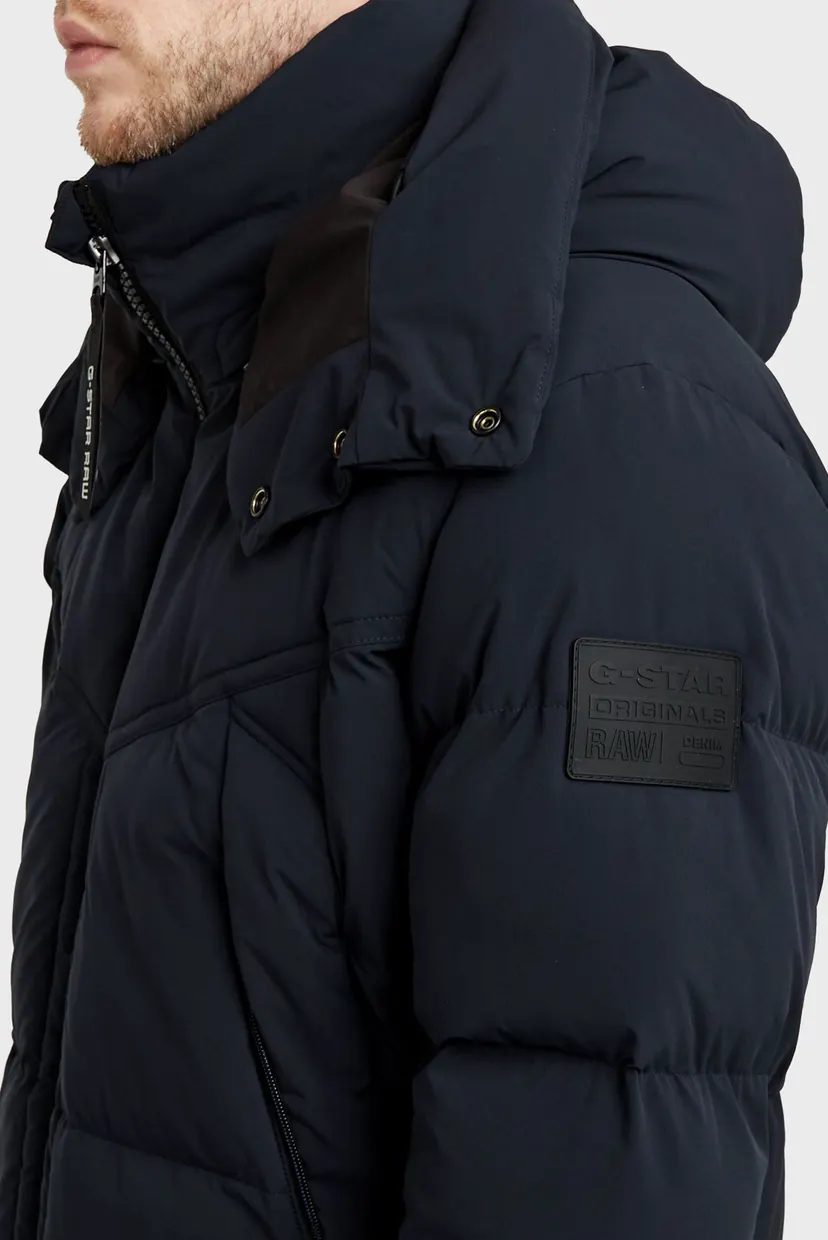 Чоловіча темно-синя куртка G- Whistler Padded Hooded Parka 2.1 4