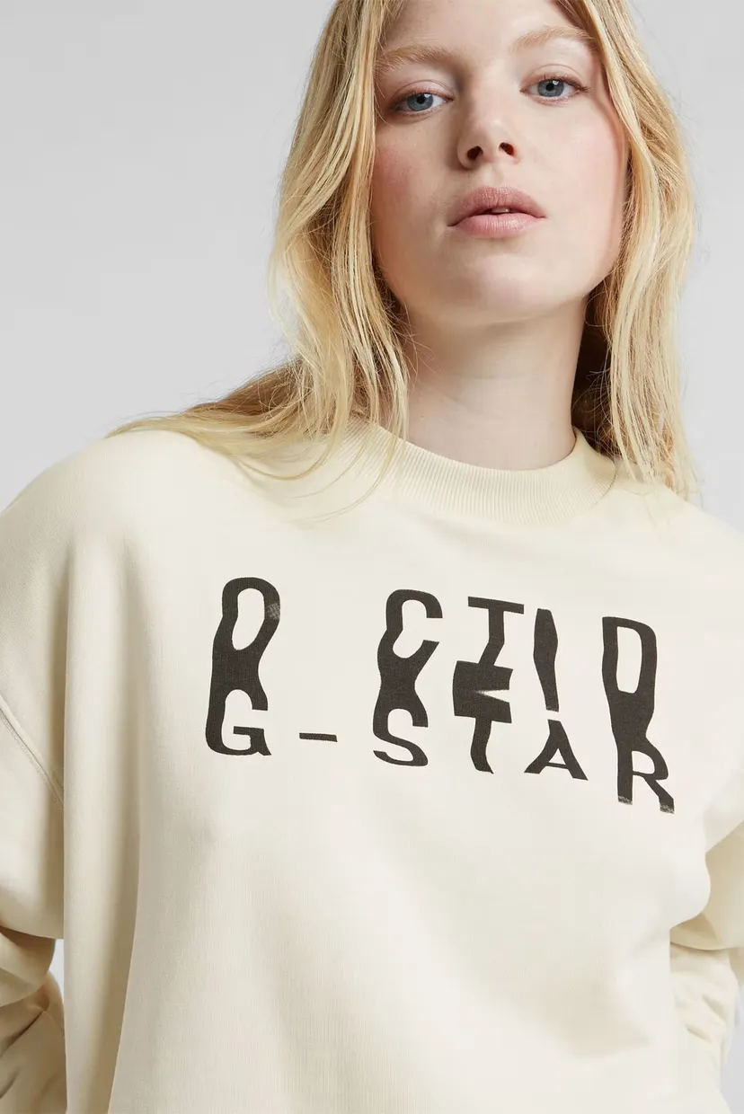 Женский белый свитшот Chroma gr loose sw wmn 4