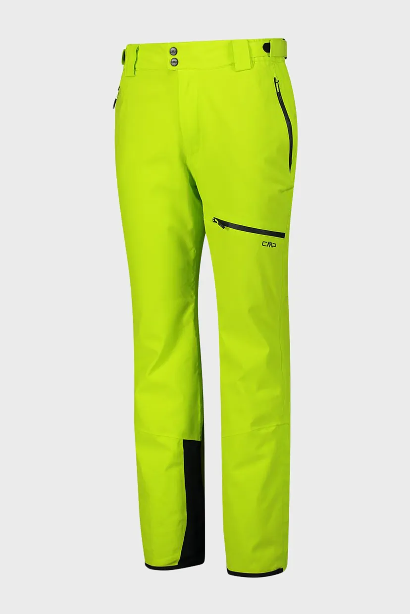 Мужские салатовые лыжные брюки 3