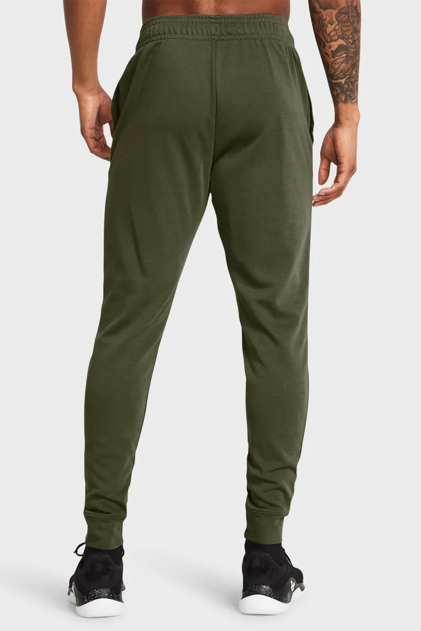 Мужские зеленые спортивные брюки UA Rival Terry Jogger 3