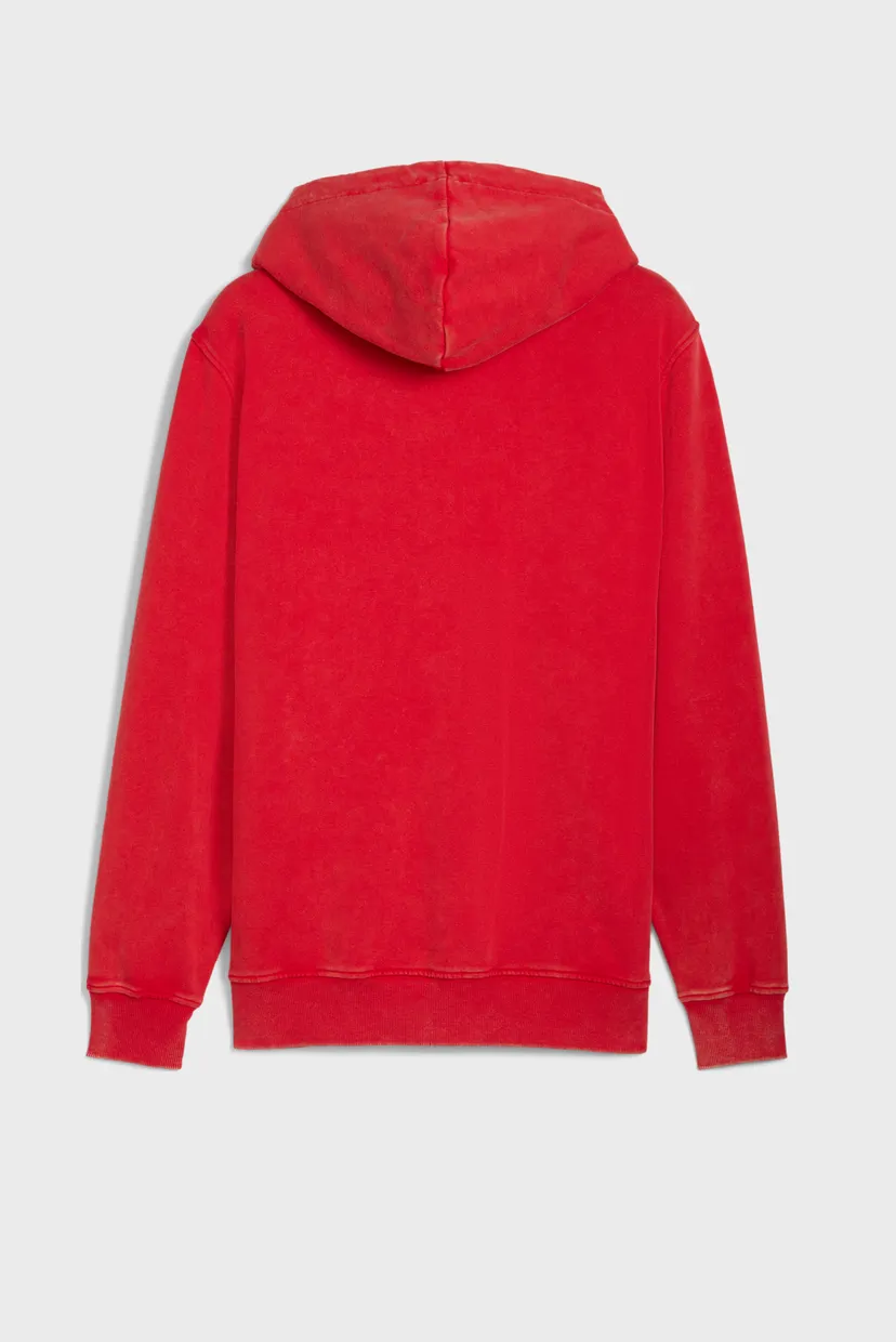 Мужское красное худи Scuderia Ferrari Sportswear Hooded Sweat Jacket Men 7