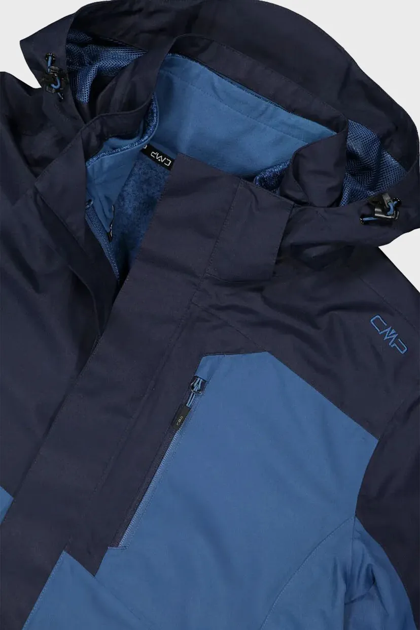 Чоловіча синя куртка 3в1 JACKET ZIP HOOD DETACHABLE INN 5