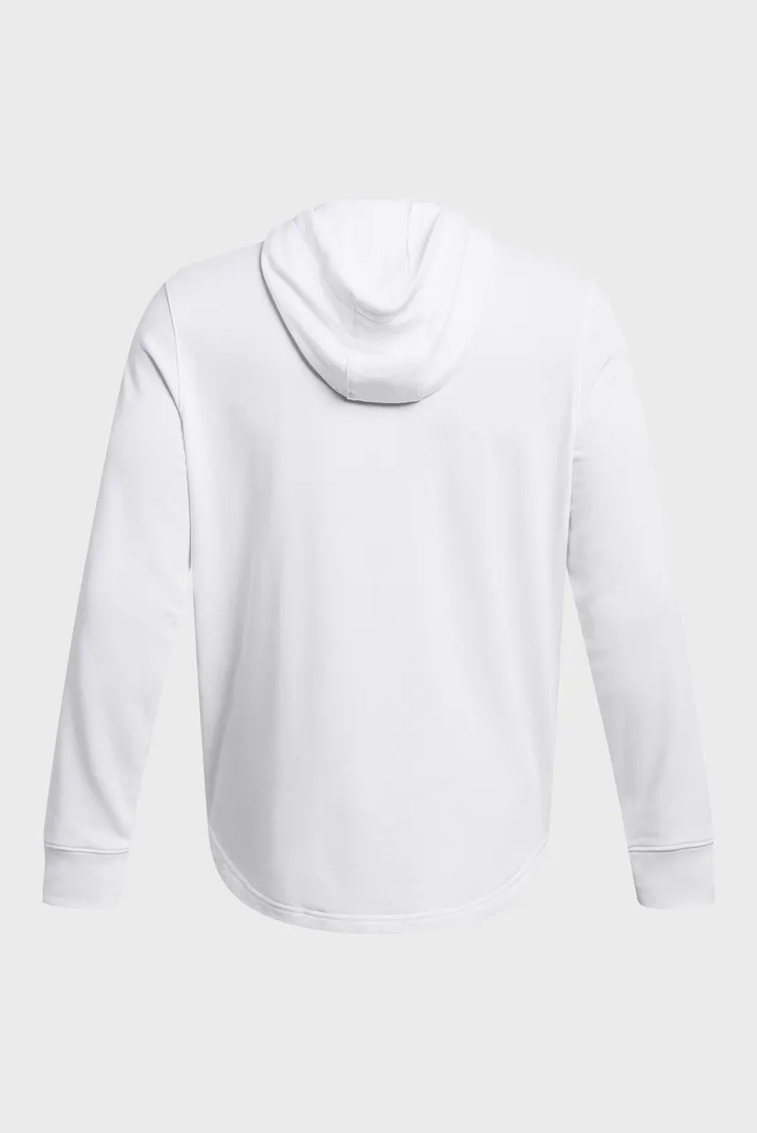 Чоловіче біле худі UA Rival Terry Graphic Hood 4