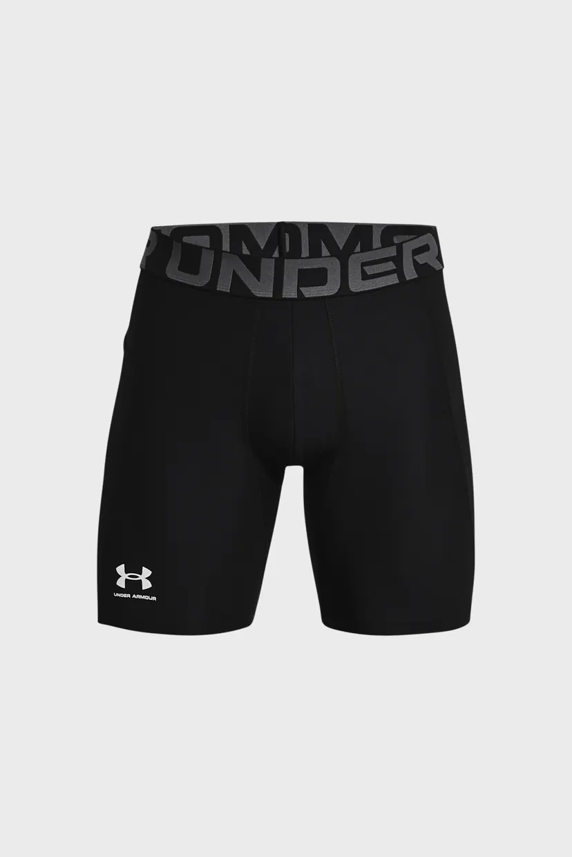 Чоловічі чорні велосипедки UA HG Armour Shorts 5