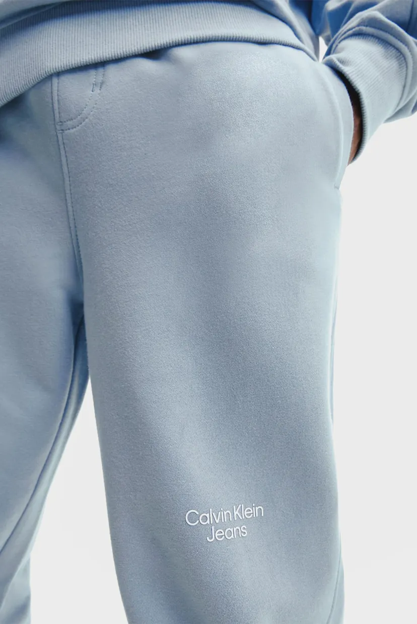 Мужские голубые спортивные брюки STACKED LOGO HWK PANT 4