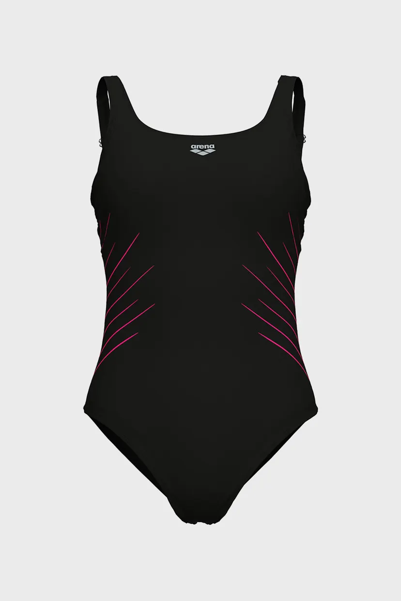 Женский черный купальник SWIMSUIT ISA SQUARED BACK C CU 6