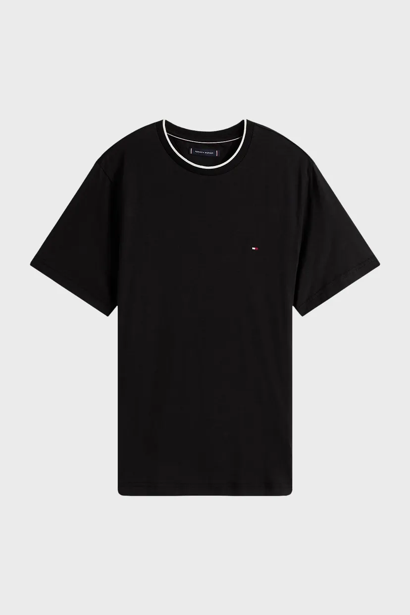 Чоловіча чорна футболка COTTON MODAL TEE 5