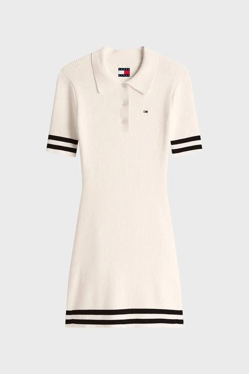 Жіноча біла сукня F&F SWEATER POLO 5