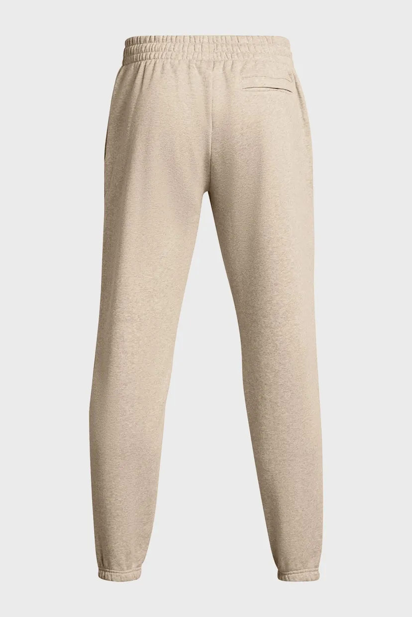 Мужские бежевые спортивные брюки UA Essential Fleece Jogger 6