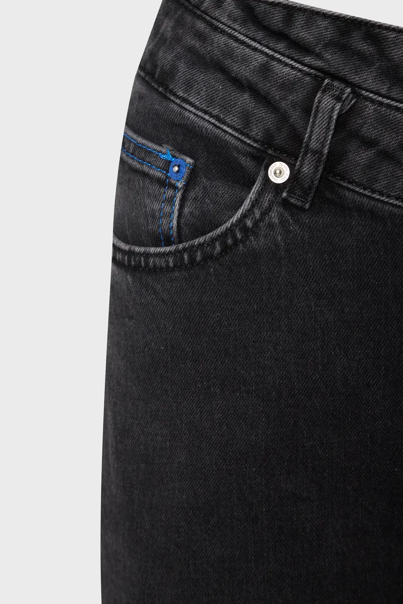 Женские черные джинсы hr tapered 3