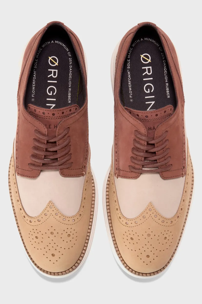 Чоловічі нубукові оксфорди ØriginalGrand Remastered Wingtip Oxford 5