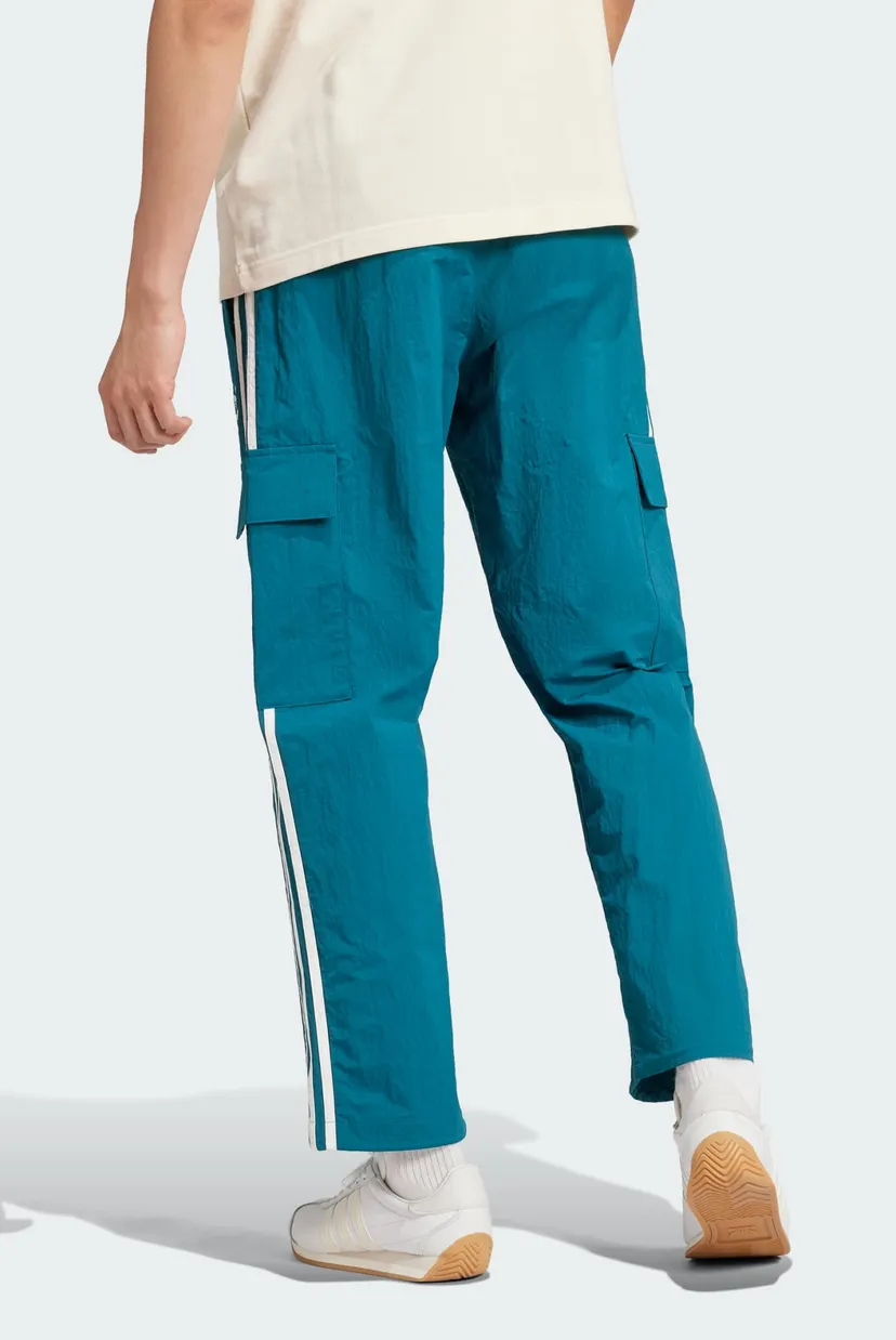 Чоловічі бірюзові спортивні штани Adicolor Classics 3-Stripes Cargo 3