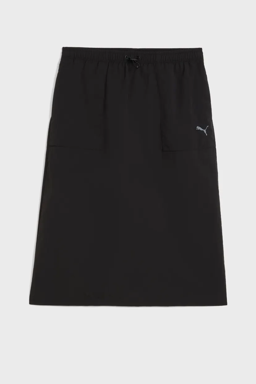 Женская черная юбка HER Comfort Woven High-Waist Skirt Women 3