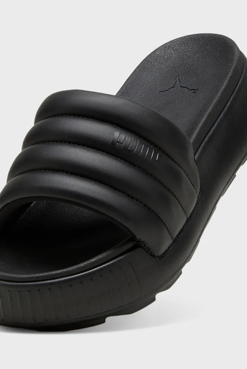 Жіночі чорні слайдери Karmen Puffy Women's Slides 6