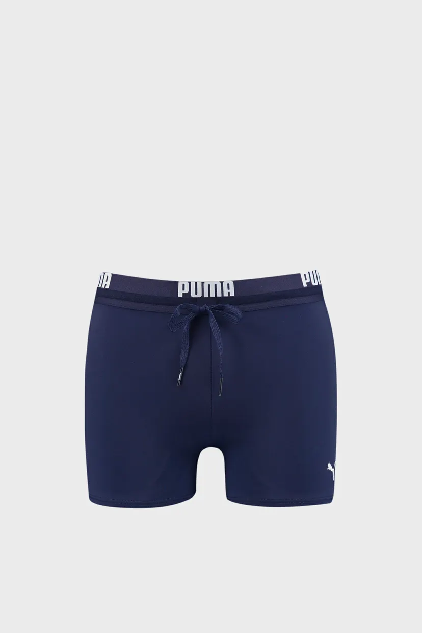 Мужские синие  плавки PUMA Swim Men Logo Swim Trunks 4