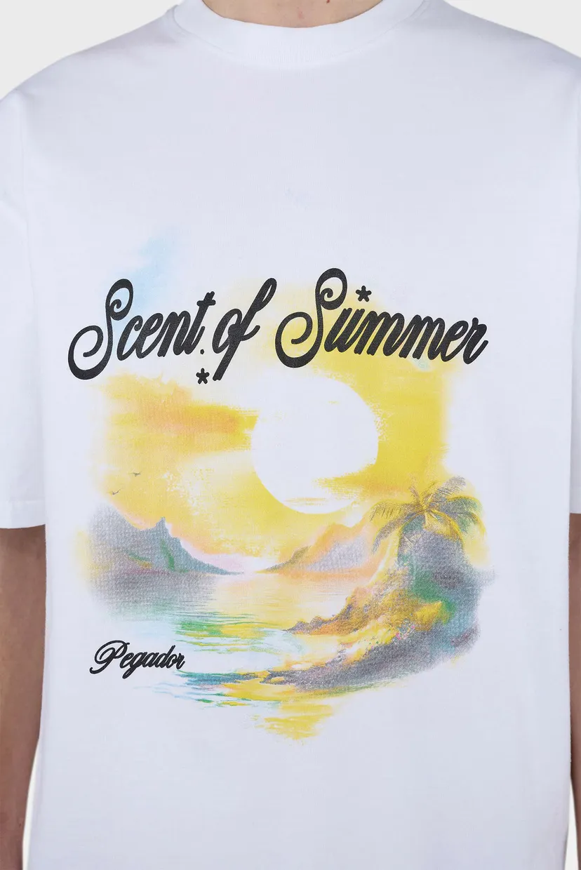 Мужская белая футболка Sumon Oversized Tee 5