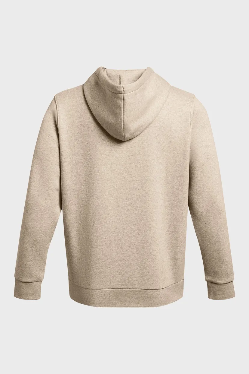 Чоловіче бежеве худі UA Essential Fleece Hoodie 5