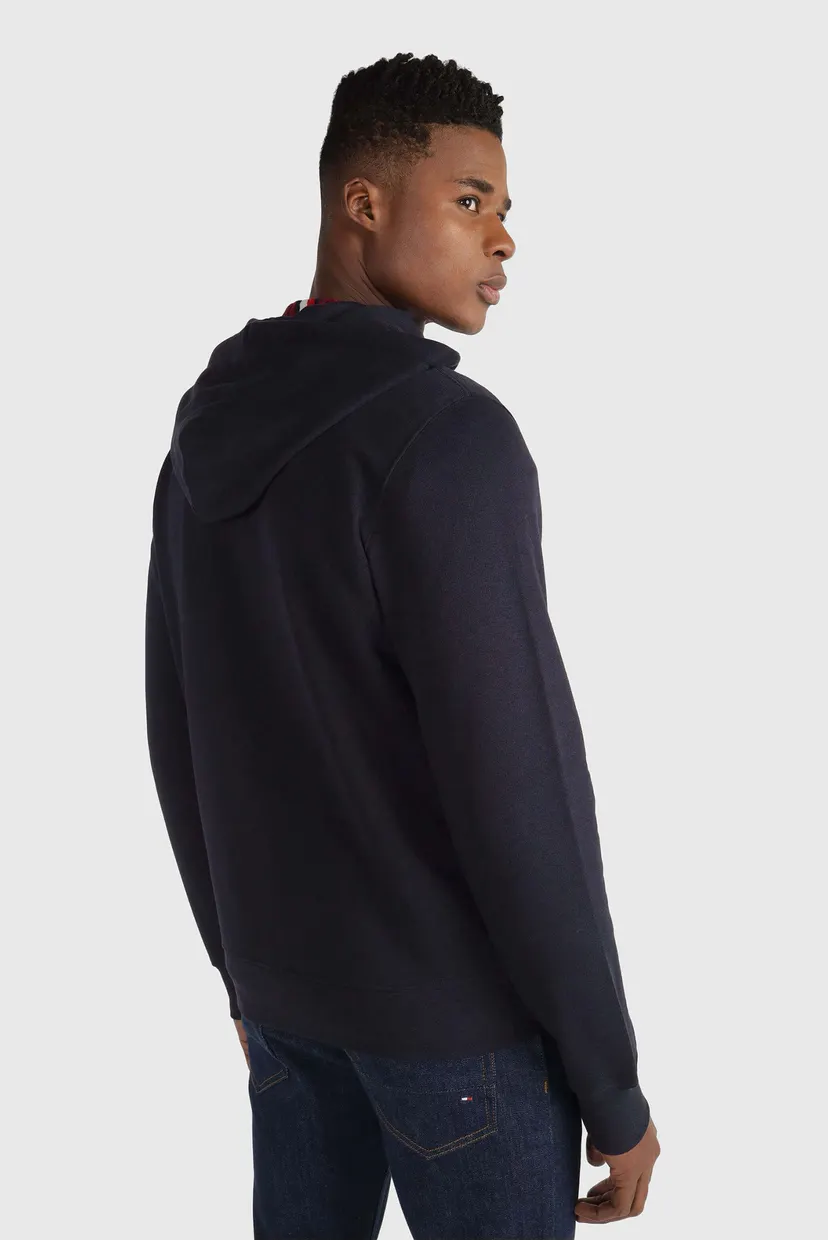 Мужское темно-синее худи GLOBAL STRIPE HOODED ZIP THRU 3