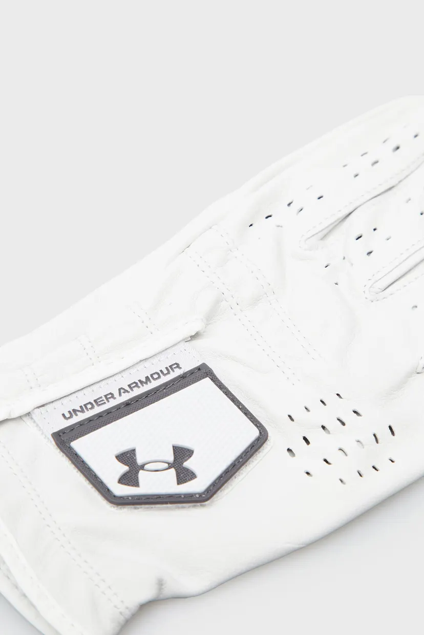 Чоловіча біла шкіряна рукавичка для гольфу UA Tour Golf Glove 3