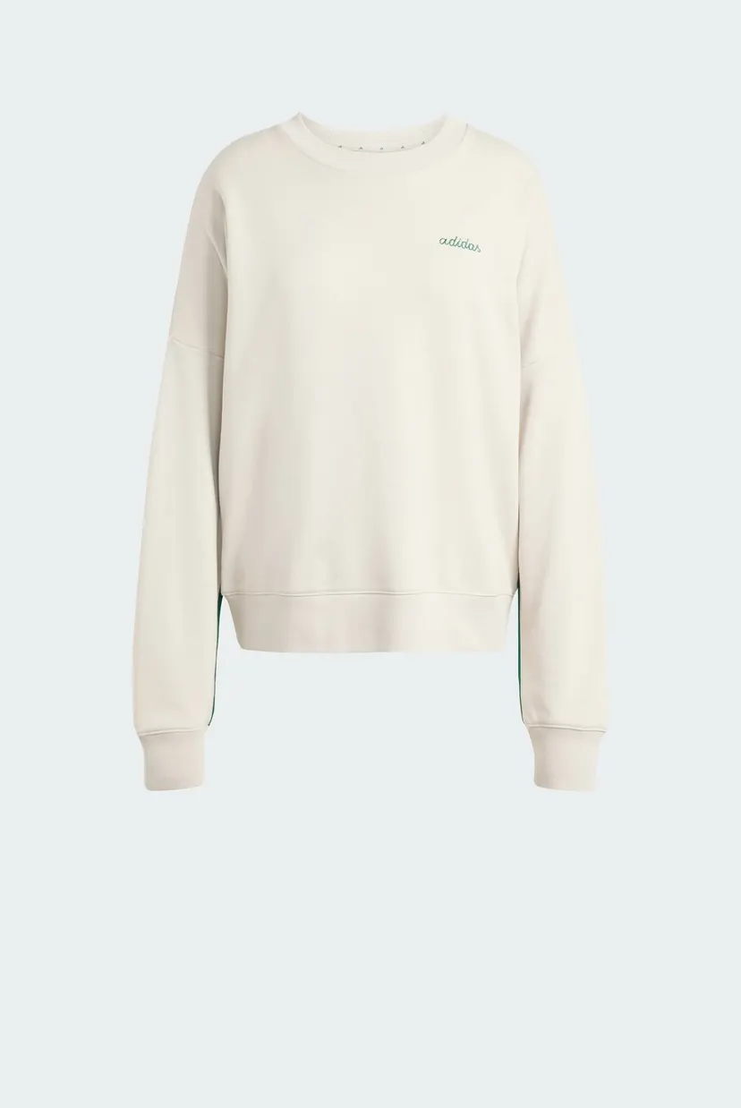 Женский бежевый свитшот Seasonal Essentials Colorpop with Embroidered Graphic 6