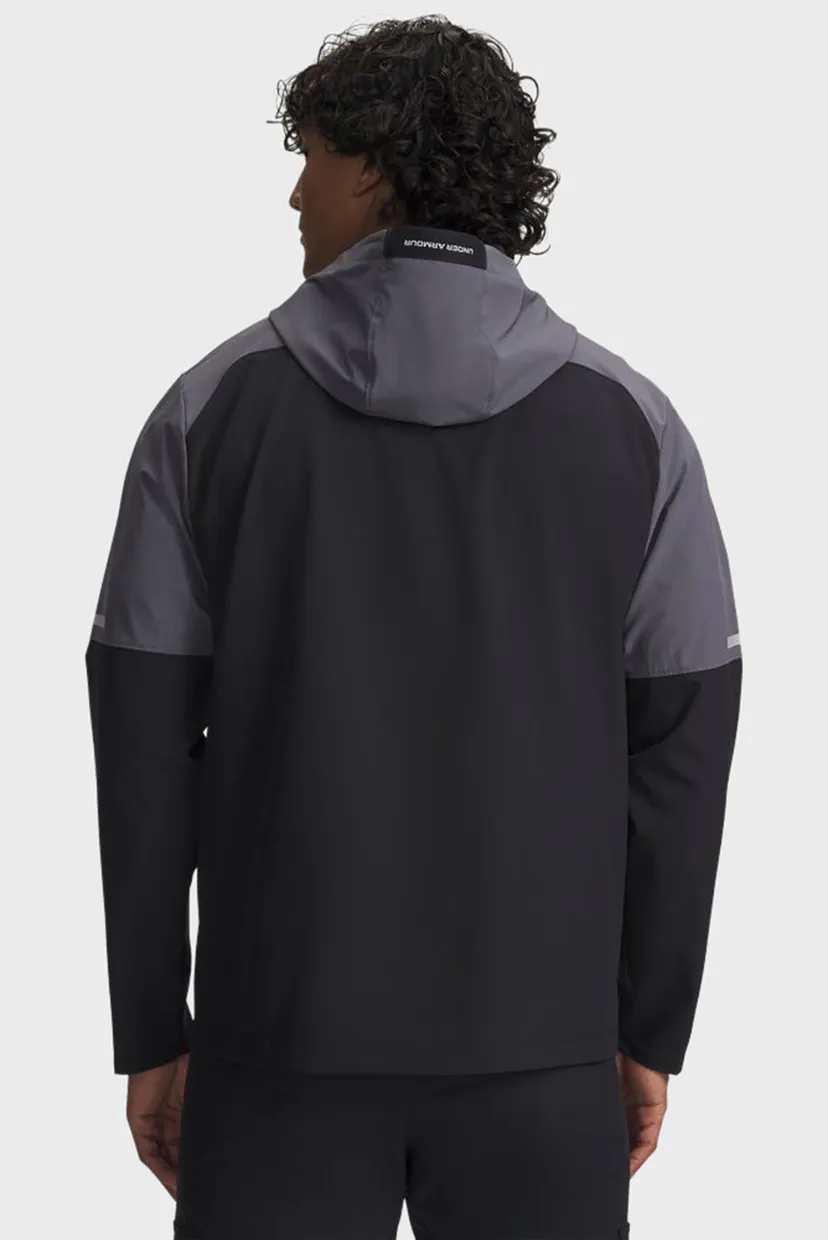Чоловіча чорна вітровка UA Tech Utility Woven Jckt 3