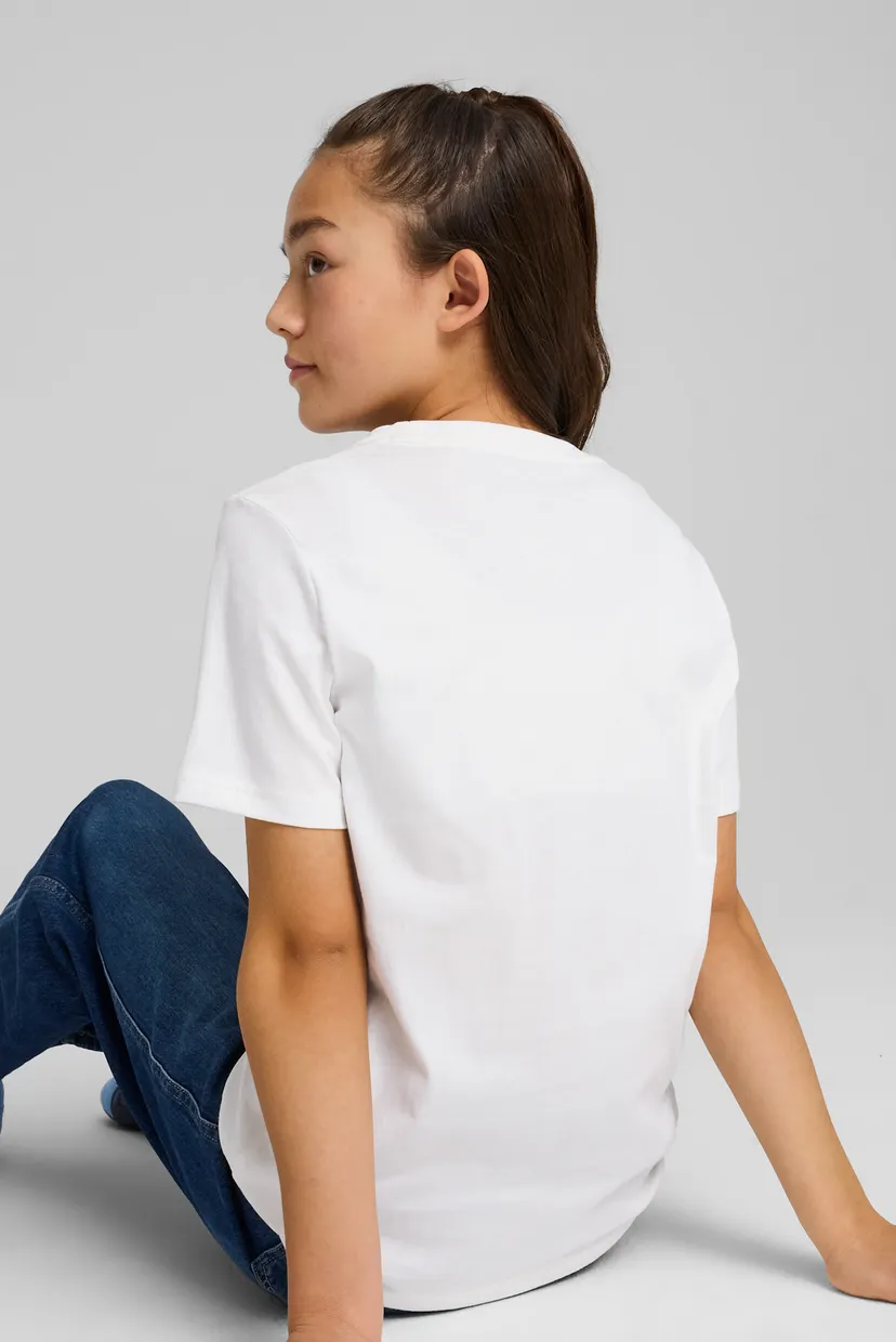 Детская белая футболка ESS No. 1 Logo Tee Youth 3